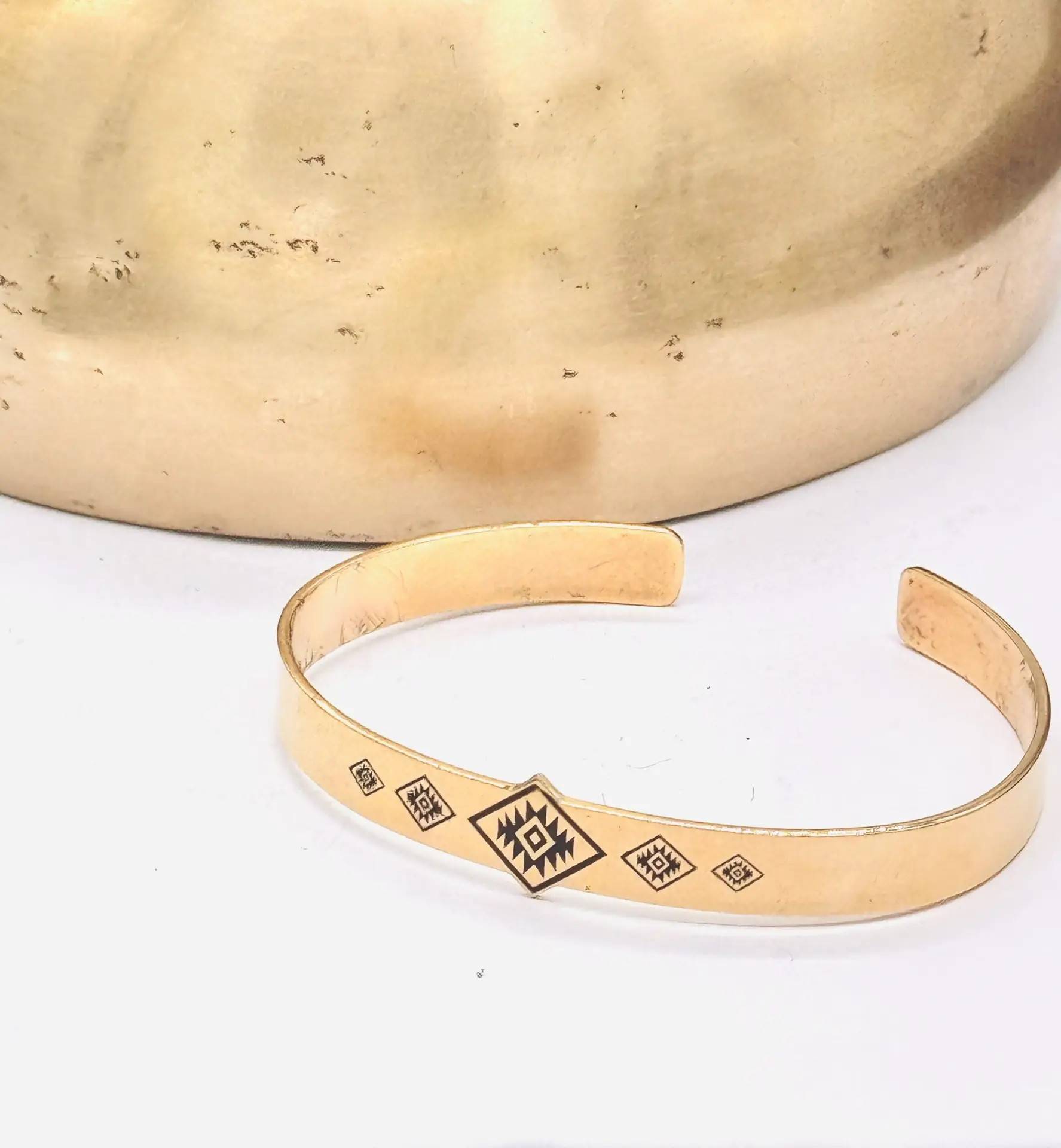 Tanda 2 Gold afro Bracelet - Image 2